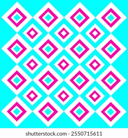 Padrão de design abstrato azul-rosa-branco.  Pode ser usado como padrão para tecido, cortina, tapete, almofada, fundo, papel de parede, envoltório de presente, laminado, cartão etc.