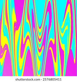 Blue-pink-yellow Wavy Design Pattern. Can be used as a background or as a pattern for fabric, tile, laminates, carpet, curtain, cushion, gift wrap, wallpaper, phone cases, footwears etc.