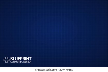 Blueprint abstract background. Vector illustration