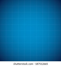 Blueprint architechture vector background with line grid