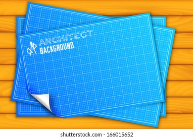 Blueprint art icon. Blueprint classic background. Blueprint illustration concept. 