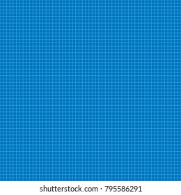 Blueprint background. Grid vector texture