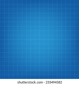 Blueprint background texture. Technical backdrop paper. Editable vector illustration EPS10
