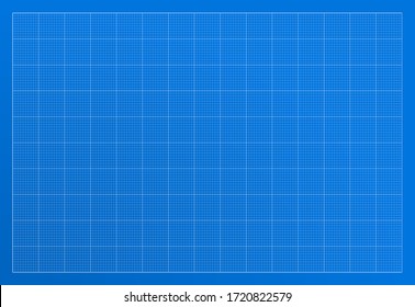 Blueprint background texture. Vector illustration. 10 line per square svg
