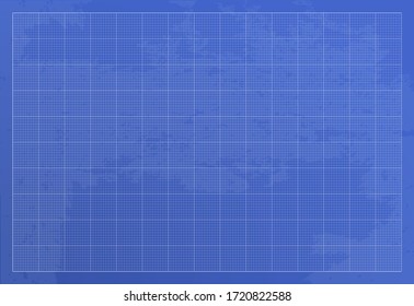 Blueprint background texture. Vector illustration. 10 line per square svg
