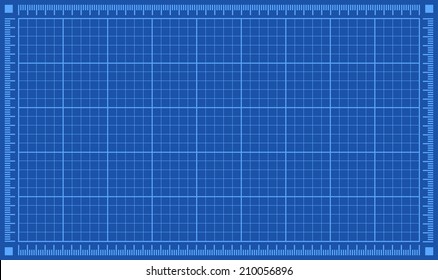 Blueprint background. Vector illustration. 