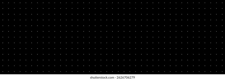 Fondo de gráfico negro con textura de punto blanco. Anuncio de Vector geométrico minimalista.