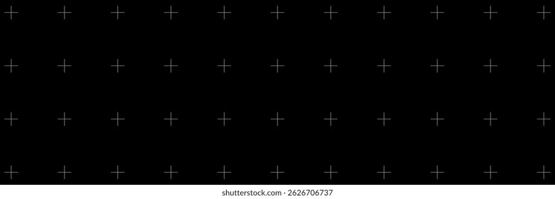 Fondo de gráfico negro con rejilla de cruz blanca. Textura de papel a cuadros simple. Anuncio de Vector Horizontal para la escuela, collage, scrapbook y Plantilla de diseño.