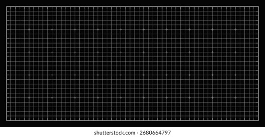 Blueprint black graph. Vector illustration.