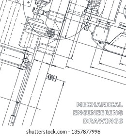 Blueprint. Corporate Identity. Vector engineering illustration. Computer aided design systems