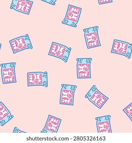 blueprint creation architectural drafter vector seamless pattern blueprint creation architectural drafter sign illustration