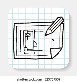 blueprint doodle