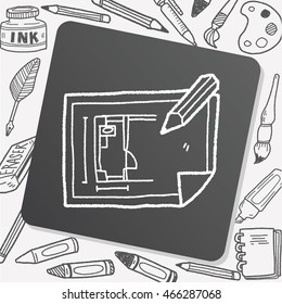 blueprint doodle