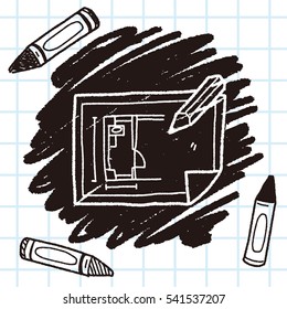 blueprint doodle