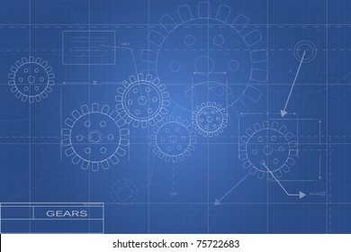 Blueprint Gear Illustration