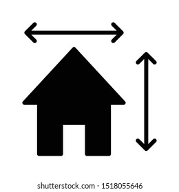 blueprint glyph flat vector icon
