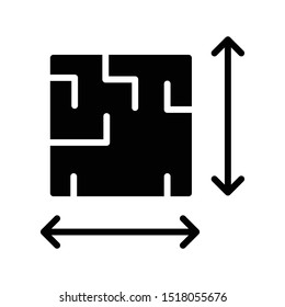 blueprint glyph flat vector icon