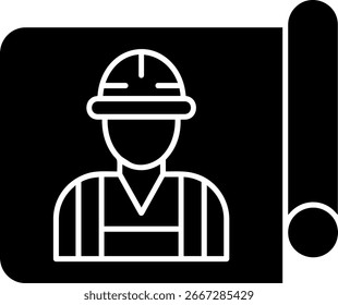 Diseño de icono de Vector de glifo
