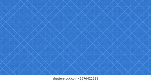 Blueprint graph paper background. Line grid pattern.
