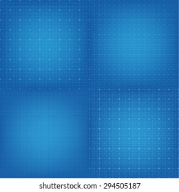 Blueprint graphing paper grid background in line styles. Vector EPS10 format