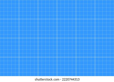 Blueprint Grid Sheet Background Checkered Blank Stock Vector (Royalty ...