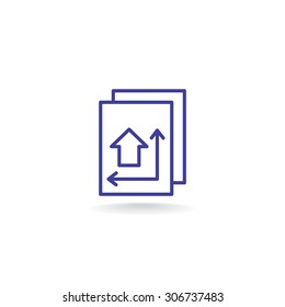Blueprint - house plan icon