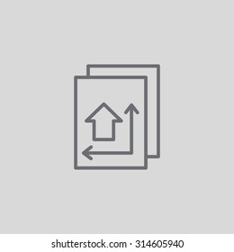 Blueprint - house plan icon