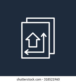 Blueprint - house plan icon