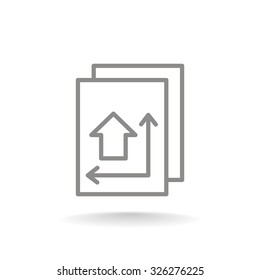 Blueprint - house plan icon