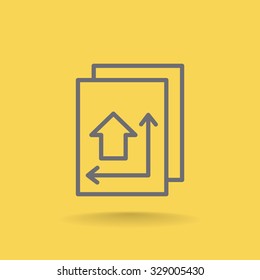 Blueprint - house plan icon
