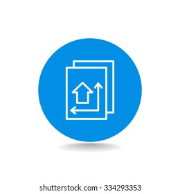 Blueprint - house plan icon