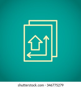 Blueprint - house plan icon