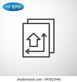 Blueprint - house plan icon