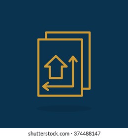 Blueprint - house plan icon