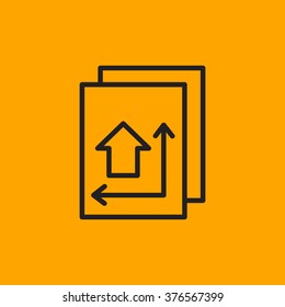 Blueprint - house plan icon