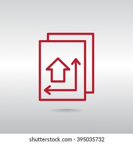 Blueprint - house plan icon