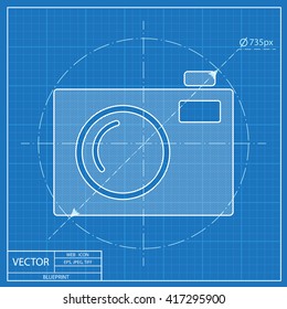 blueprint icon of camera 