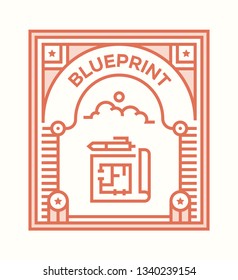 BLUEPRINT ICON CONCEPT