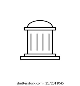 blueprint icon. Element of building and landmark outline icon for mobile concept and web apps. Thin line blueprint icon can be used for web and mobile