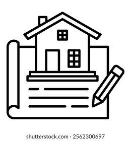 Blueprint Icon Element For Design
