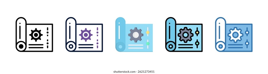 Elemento de icono de plano para diseño
