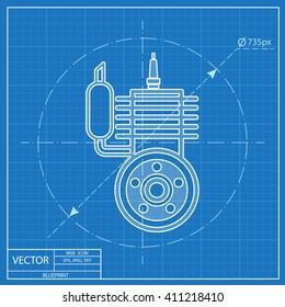 713 Piston blueprint Images, Stock Photos & Vectors | Shutterstock