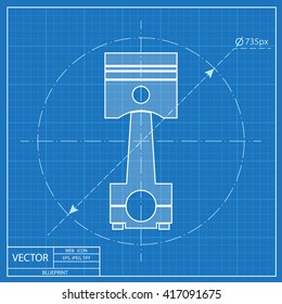blueprint icon of piston 