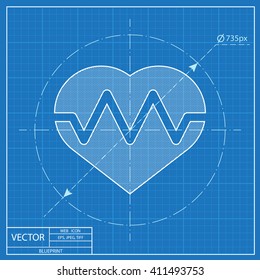 blueprint icon of pulse 