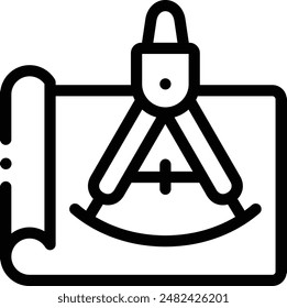 icono de plano. Diseño De Estilo Lineal Delgado Aislado Sobre Fondo Blanco