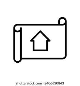 blueprint icon vector design template