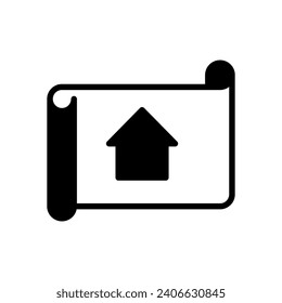 blueprint icon vector design template