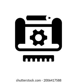 Icono de Blueprint. Archivo EPS vectorial.
