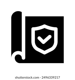 blueprint icon. vector glyph icon for your website, mobile, presentation, and logo design.