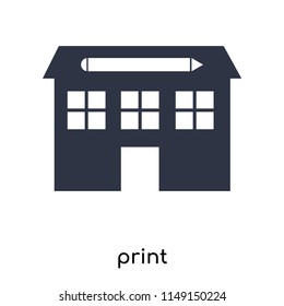 Blueprint icon vector isolated on white background for your web and mobile app design, Blueprint logo concept